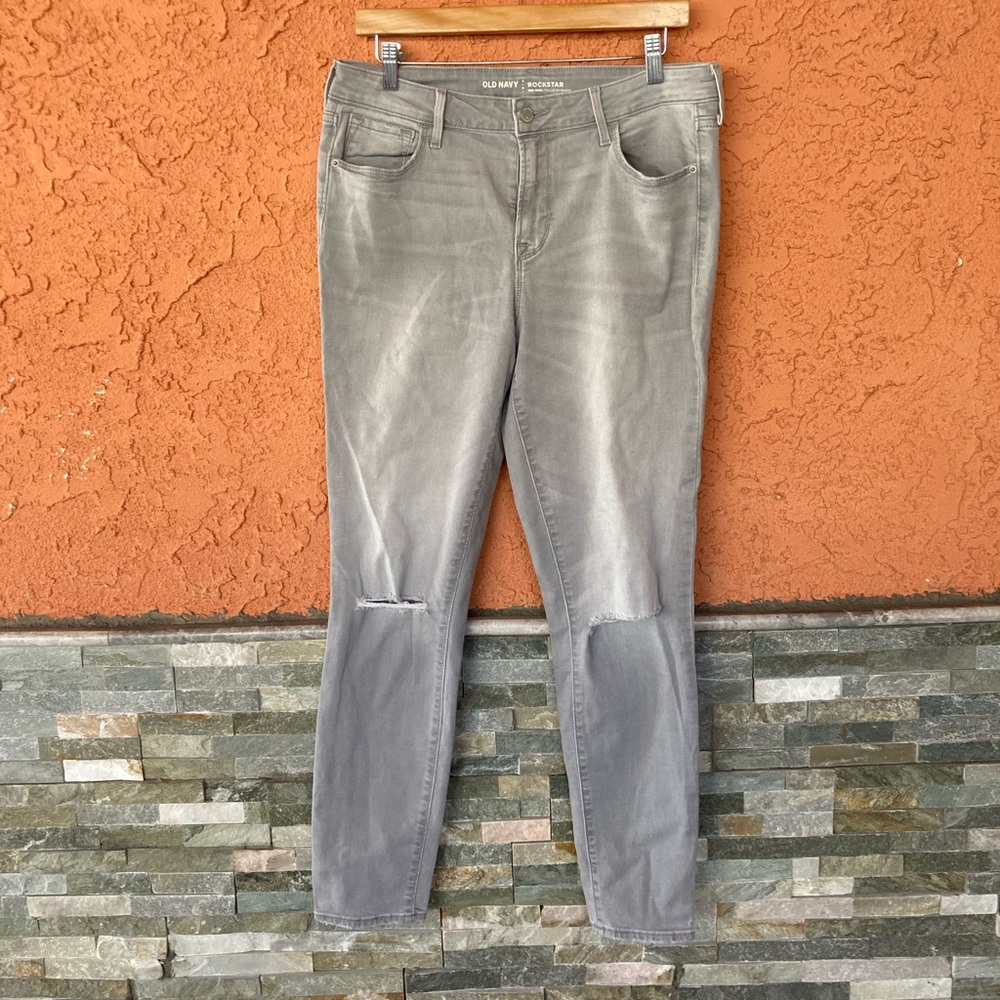 Old navy size 12 tall distress jeans